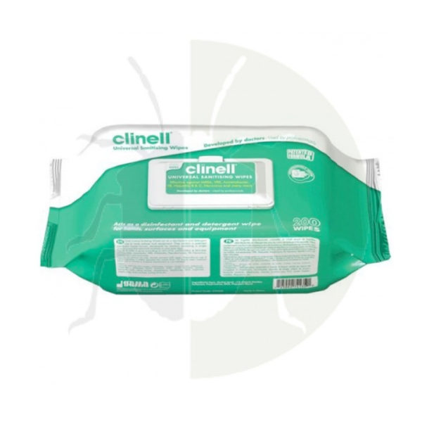 Dezinfectant Clinell 4 in 1, dezinfectant profesional, 200 servete