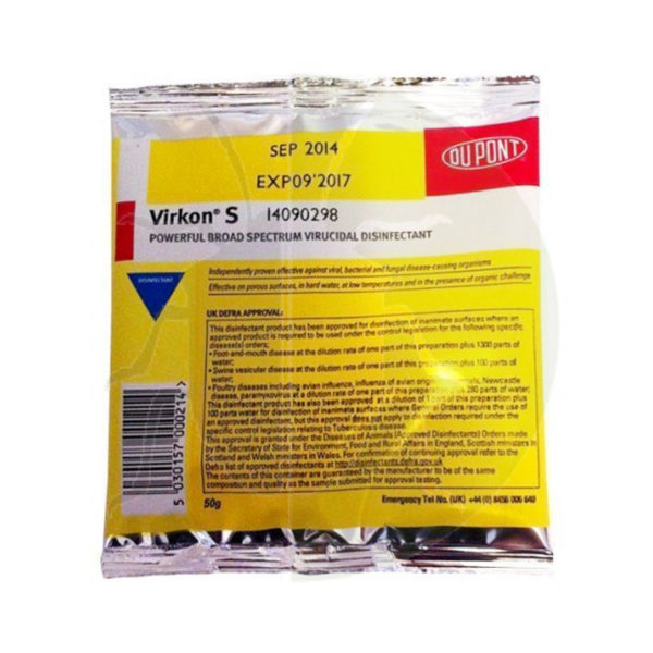 Dezinfectant Virkon S, dezinfectant profesional, 50 grame