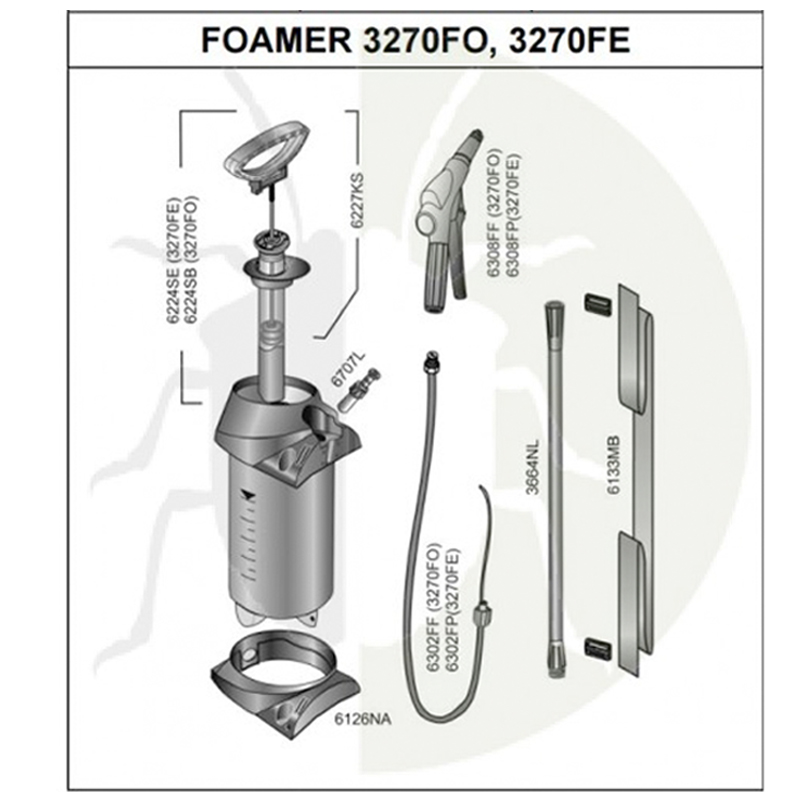 Pulverizator Mesto 3270FO Foamer 2